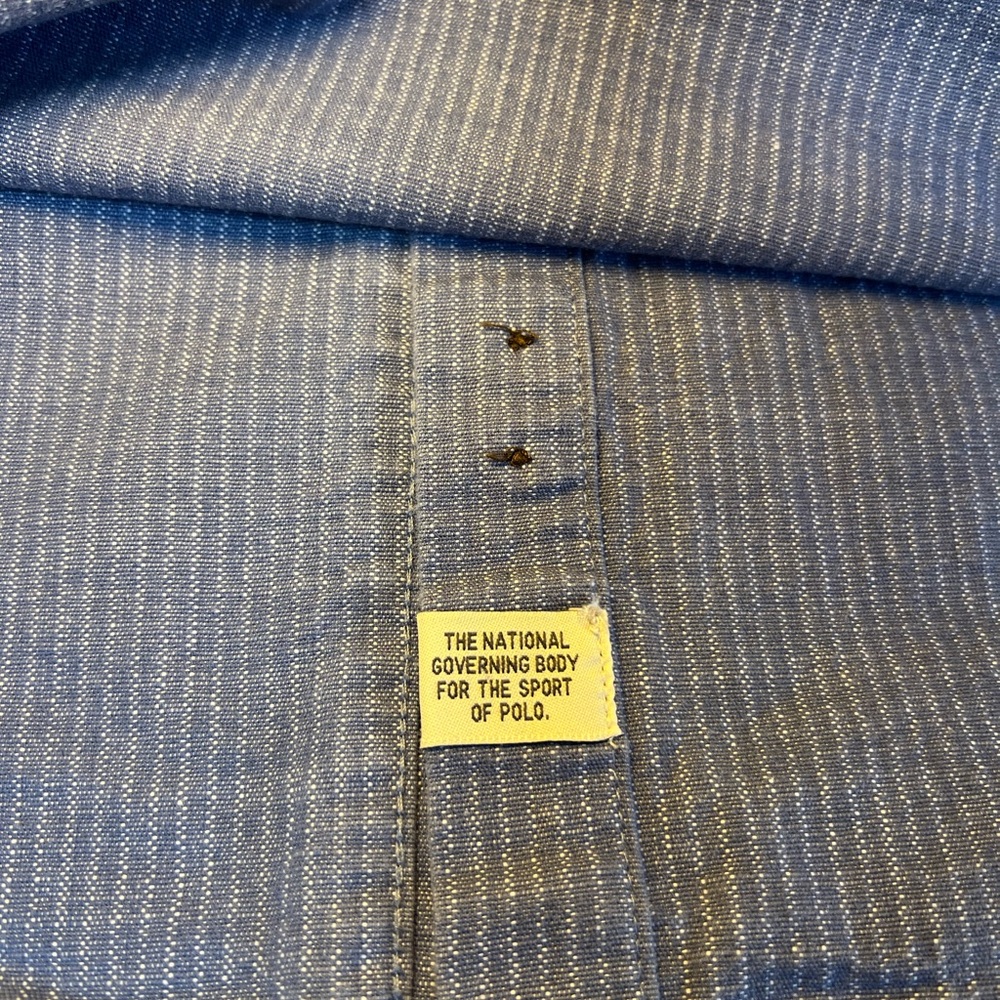 U.S. Polo Assn. Blue Casual Button Down Shirt - Picture 6 of 8